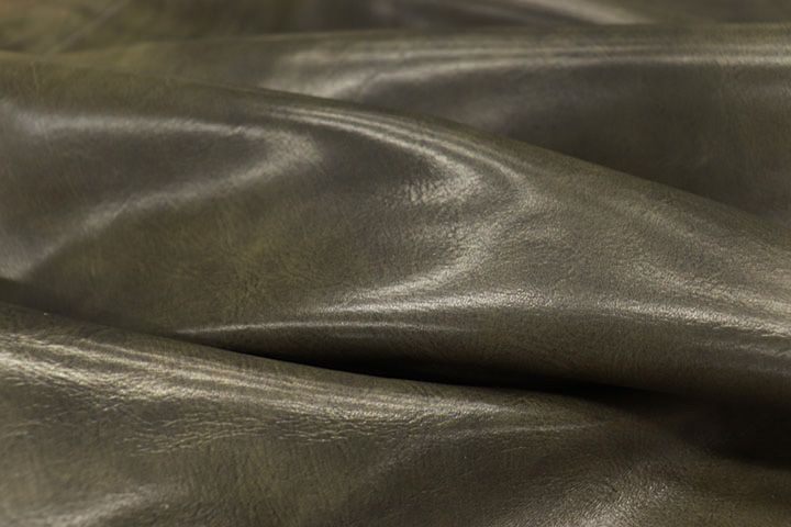 Green Designer Leather Remnants – No One Alike