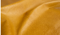 Close up of golden camel color ostrich print embossed upholstery leather