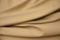 Draping picture of Italian Khaki Pebble, warm tan leather for upholstery with pebble grain texture.