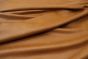 Picture of draping Bourbon Street, bourbon colored genuine cowhide leather for upholstery