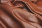 Picture showing the characteristics of a brandy vintage leather hide