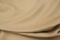 Close up of buttercream color premium top grain leather for upholstery