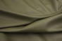 Close up of moss green pigmented upholstery leather