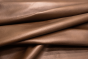 Picture of draping Preservation Brown, medium brown genuine cowhide leather for upholstery