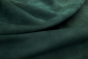 Deep green colored nubuck material for use in upholstery