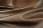 Close up picture of tobacco brown full grain leather hide for upholstery