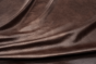 Picture of draping Miles's coffee brown genuine cowhide leather for upholstery