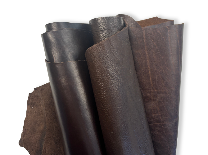Dark Brown Upholstery Leather Bundle #11