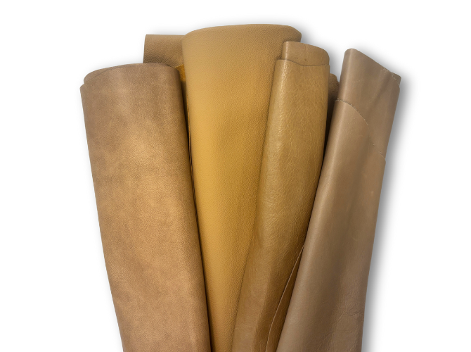 Tan Upholstery Leather Bundle #3