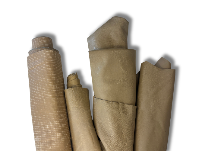 Tan Upholstery Leather Bundle #4