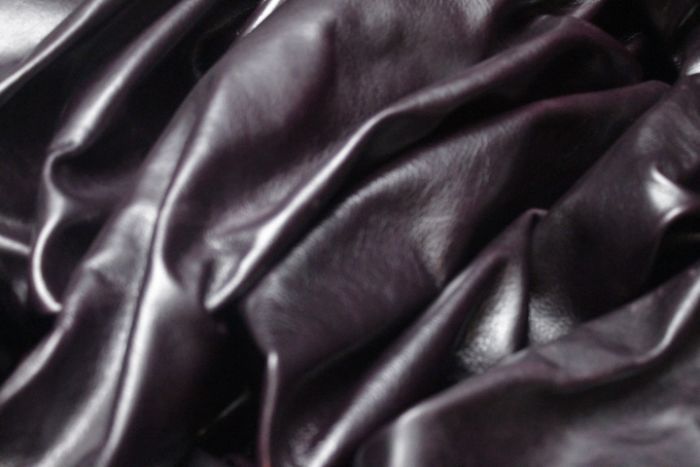 PURPLE 1 Leather Upholstery Cowhide