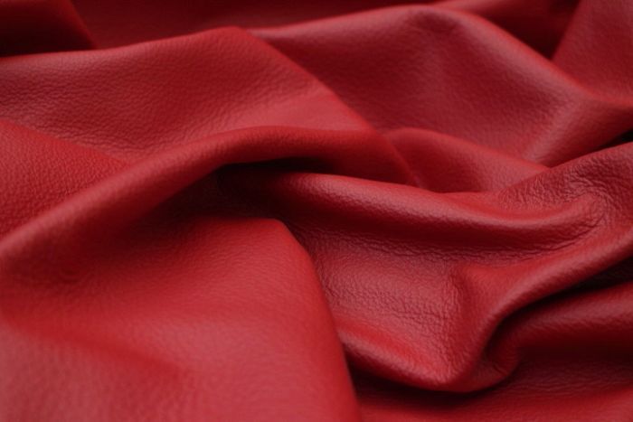True Red Upholstery Leather