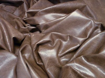 BROWN 741B  LEATHER COW HIDES Upholstery SKINS Craft