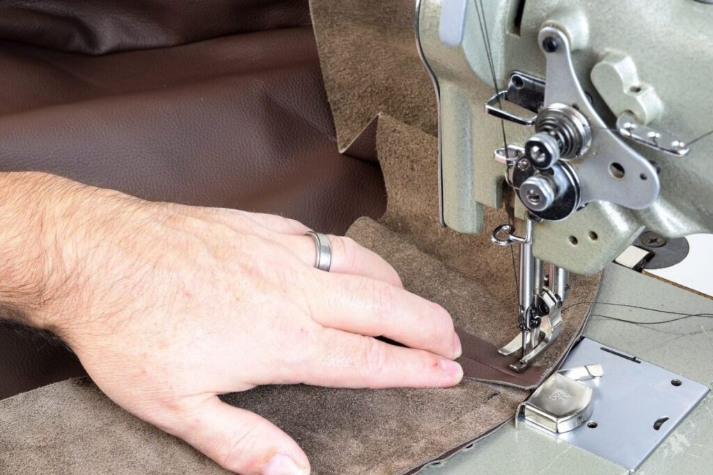 Sew the boxing closed