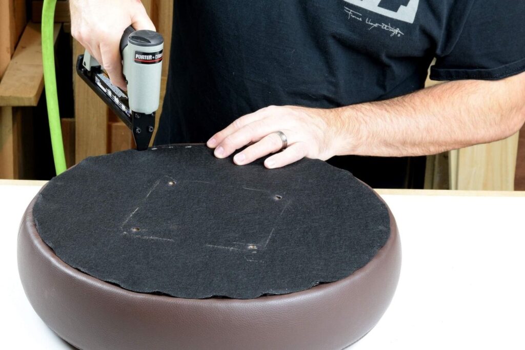 Add Cambric Dust Cover to Cushion